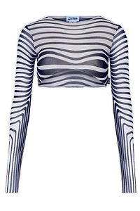 Jean Paul Gaultier Re-Edition Body Morphing Crop Top