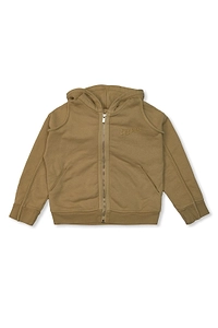 Jacquemus L'enfant Logo Embroidered Zipped Hoodie