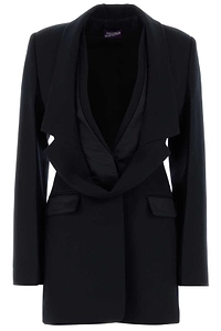 Jean Paul Gaultier Reversed Collar Fitted Blazer