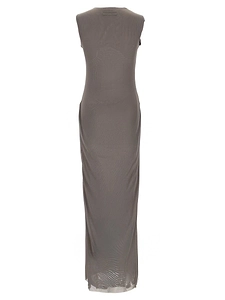 Jean Paul Gaultier Sheer Sleeveless Maxi Dress