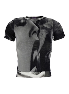 Jean Paul Gaultier Smoking Women Print T-Shirt