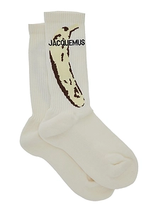 Jacquemus Logo Intarsia Knit Socks