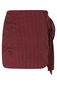 Isabelle Blanche Draped Wrap Skirt