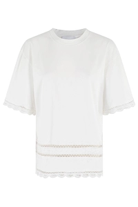 Lace-Trim T-Shirt