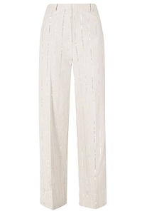 Isabelle Blanche Sequin Embellished Pants