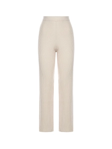 Ribbed Knitted Trousers