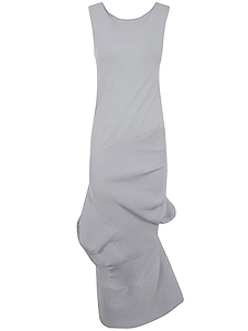 Issey Miyake Asymmetric Sleeveless Dress