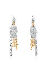 Isabel Marant Textured Long Drop Earrings