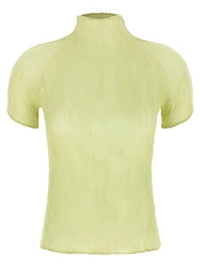 Issey Miyake Chiffon Pleated Top