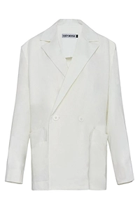 Issey Miyake Double Breasted Long Sleeved Blazer