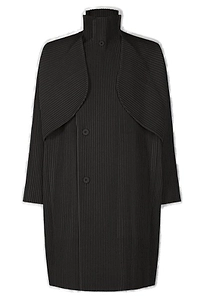 Issey Miyake Coverand Fold Buttoned Coat