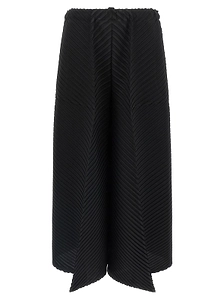 Plaster Pleats Solid Pants