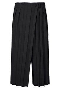 Pleated Wrapped Trousers
