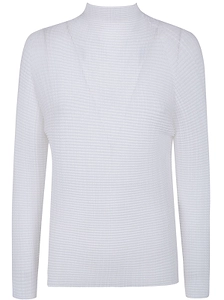 Pleated Knitted Top