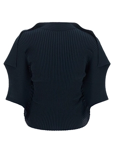 Prance Pleated Sculptural Top