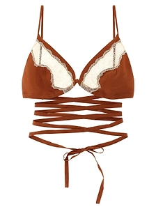 Anna Lace Wrap Triangle Bra