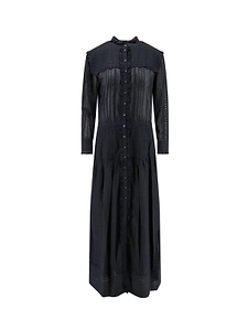 Isabel Marant ÉToile Embroidered Ruffle Dress