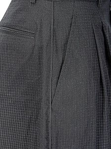 Elsa Checked Wide-Leg Pants