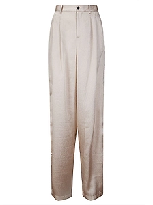 Elsa Contrast-Trim Pants