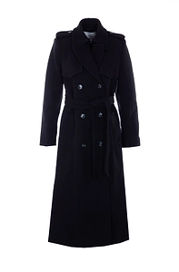 Ivy & Oak Double-Breasted Belted Coat