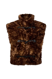 Isabel Marant ÉToile Jocya Toggle Faux Fur Coat