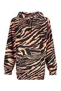 Jeremy Scott Allover Tiger Print Hoodie