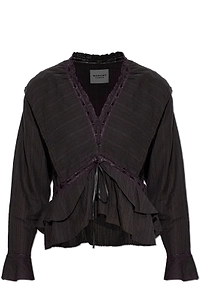 Isabel Marant ÉToile Long Sleeved Ruffled Blouse