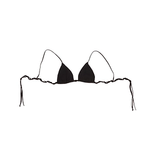 Braid-Detail Triangle Cup Bikini Top