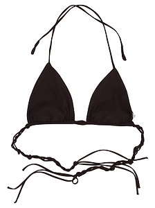 Jil Sander Braid-Detail Triangle Cup Bikini Top