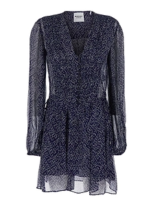 Loriena Floral Printed Mini Dress