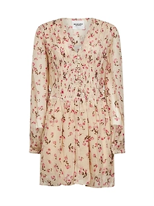 Loriena Floral Printed Mini Dress