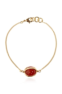 Jil Sander Cabochon Pendant Bracelet
