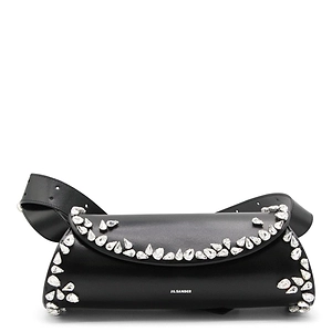 Jil Sander Cannolo Embellished Small Shoulder Bag