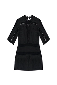 Isabel Marant ÉToile Paige Lace-Trim Mini Dress