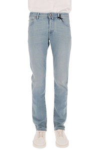 Jacob Cohen Logo Patch Straight-Leg Jeans