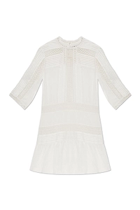 Isabel Marant ÉToile Paige Lace-Trim Mini Dress