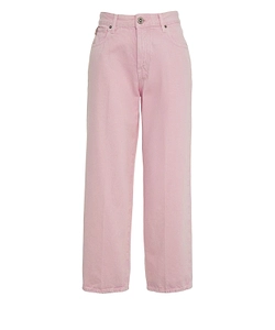 Jacob Cohen Logo Patch Straight Leg Jeans