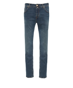 Jacob Cohen Logo Patch Straight-Leg Jeans