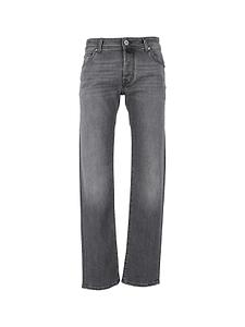 Jacob Cohen Logo Patch Straight-Leg Jeans