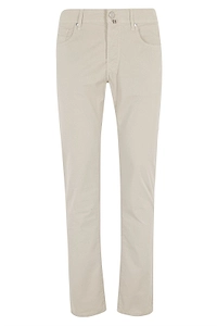 Jacob Cohen Logo Patch Straight Leg Pants