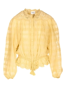 Isabel Marant Polly Floral Lace Blouse