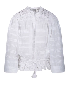 Isabel Marant ÉToile Polly Lace Trim Shirt