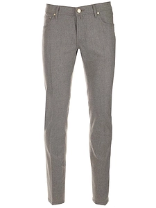 Jacob Cohen Logo Patch Straight-Leg Pants