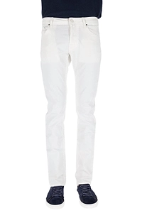 Jacob Cohen Logo Patch Straight-Leg Pants