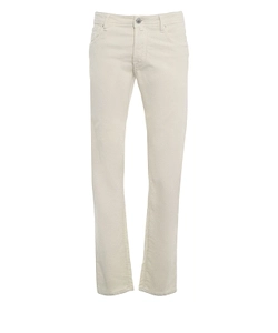 Jacob Cohen Logo Patch Straight-Leg Pants