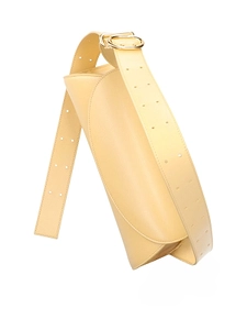 Jil Sander Curved Flap Shoulder Bag