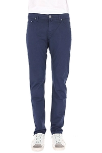 Jacob Cohen Nick Logo Patch Straight-Leg Trousers