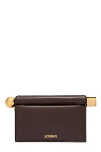 The Rond Carré Logo Plaque Clutch Bag