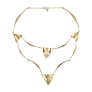 Triangle Blair Chain Detail Necklace