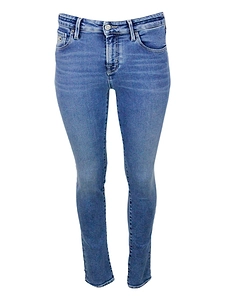 Jacob Cohen Logo Patch Slim Fit Jeans